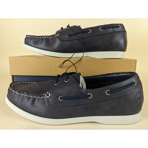 Weatherproof Vintage Benny Boat Shoes Mens 13M Navy Blue Lace Up Shoes NWB main image 9